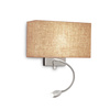 Kinkiet HOTEL KRONPLATZ AP2 CANVAS (103204) Ideal Lux