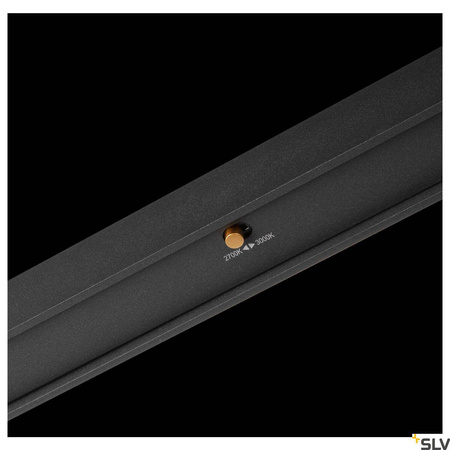 NOYA PD PHASE, wewnętrzna lampa wisząca LED, czarna, przełącznik CCT 2700/3000 K (1003530) - SLV