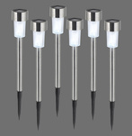 ZUZI-SOL KOLEC OGRODOWY SOLARNY STALOWY SETx6 (19103-55-6) - Paul Neuhaus