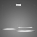 Lampa wisząca Ledowe Okręgi No.3 80cm 4k srebrna Dali (LA075/CO3_80_in_4k_silver_Dali) - ALTAVOLA DESIGN