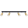 Plafon WINX 4L czarny/złoty (SL.1387) - Sollux Lighting