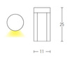 OUTDOOR BOLLARD LIGHT LED 12W GRAPHITE (E133 Zambelis) - Zambelis