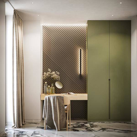 Kinkiet LAHTI L czarny LED 4000K (TH.198) - Thoro Lighting