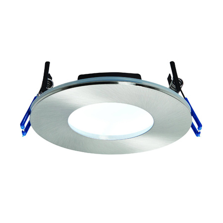 Lampa wpuszczana OrbitalPLUS satin Nickel IP65 9W (69884) - Saxby