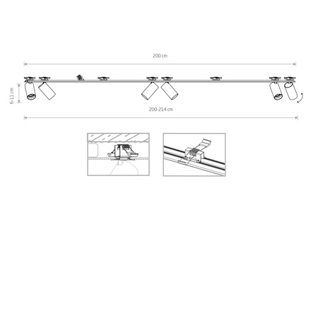 Lampa sufitowa wpuszczana MONO SURFACE (7837) - Nowodvorski