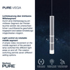 PURE VEGA LAMPA WISZĄCA ALUMINIUM (2211-95) - Paul Neuhaus