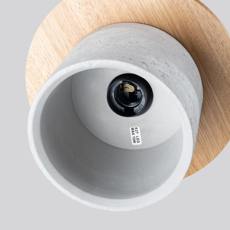 Lampa wisząca MAB beton (SL.1363) - Sollux Lighting