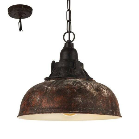 Lampa wisząca Grantham 1 &#216;370 1xE27 antyczny-brąz (49819 - Eglo) - żyrandol