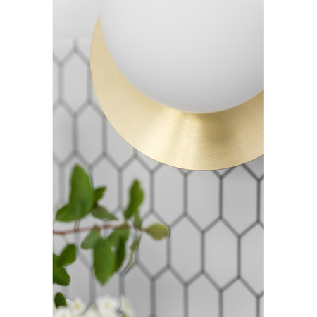BORRA A mosiężna lampa ścienna / kinkiet z podwyższoną szczelnością IP44 (BRA120S0) - Ummo