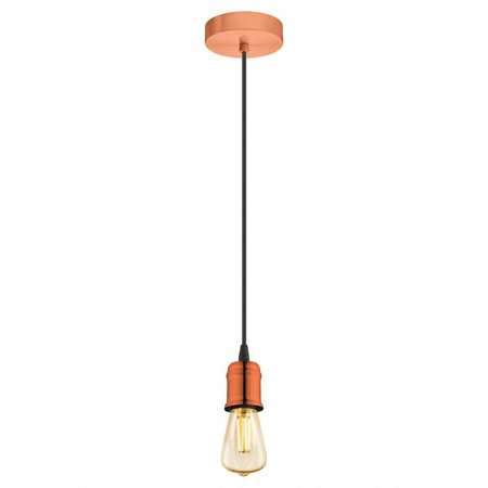 Lampa wisząca YORTH czarna/miedziana (32539 - Eglo) - żyrandol