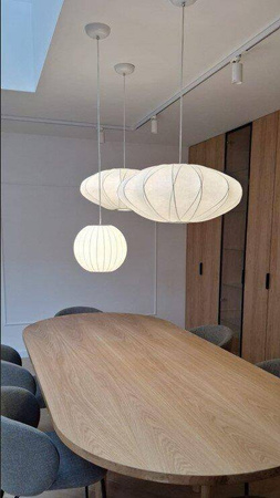 Lampa wisząca SILK biała 50 cm (ST-2330-50) - Step into Design