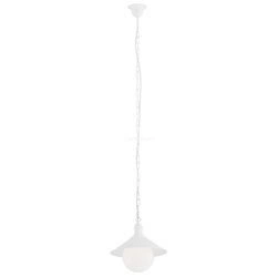 lampa wisząca 1 pł. ERBA BIS  biały 1 x E27/60W ARGON 3296 - żyrandol