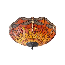 Plafon Dragonfly flame (70721) Tiffany