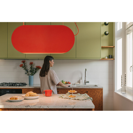 MALUMI A czerwonopomarańczowa sufitowa lampa wisząca (MLA61212P2) - Ummo