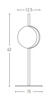 TABLE LIGHT 8W ALUMINIUM-METAL-ACRYLIC BLACK&GOLD (2004 Zambelis) - Zambelis