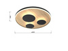 REIMS - Plafon (9013-306L) - Aviano Lighting
