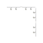 ZESTAW 25 SZYNOPRZEWODY WHITE JEDNOOBWODOWY (3591) - Zuma Line