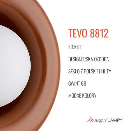 Szklany kinkiet TEVO (8812) - Argon