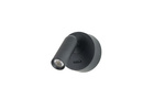 Kinkiet LUGANO ROUND WALL Czarny (AZ5628) - Azzardo