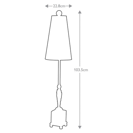Lampa stołowa Noma Luxe (FB-NOMA-LUXE-TL) - Elstead Lighting