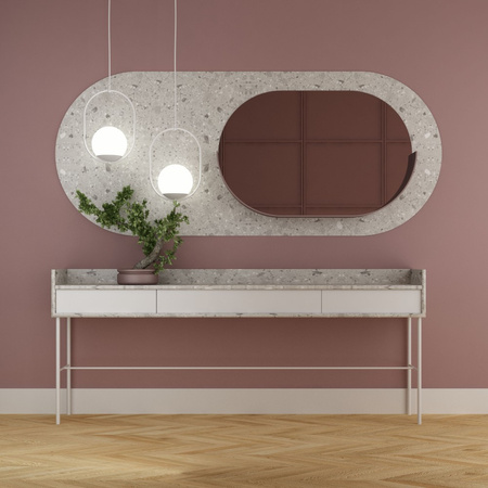 KOBAN B biała sufitowa lampa wisząca z podwyższoną szczelnością IP44 (KOB111PS0) - Ummo