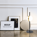 TABLE LIGHT 8W ALUMINIUM-METAL-ACRYLIC BLACK&GOLD (2004 Zambelis) - Zambelis