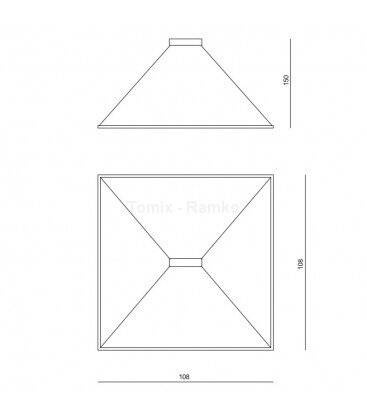 Żyrandol AKIRA LED duży (67028 - Ramko) - żyrandol