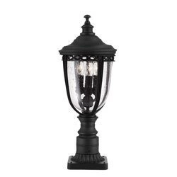 Lampa zewnętrzna, stojąca ENGLISH BRIDLE kol. CZARNY (FE/EB3/M BLK) - Feiss - Elstead Lighting