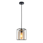 Lampa Wisząca Kalula (PND-78901-1-BK+AMB) - Italux