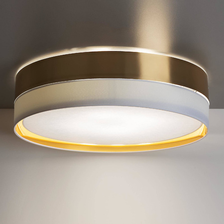 Plafon HILTON biało-złoty  Ø 60 (4773) - TK Lighting