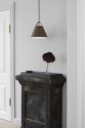 Lampa wisząca STRAP Nordlux E27 40W Metal Beżowy