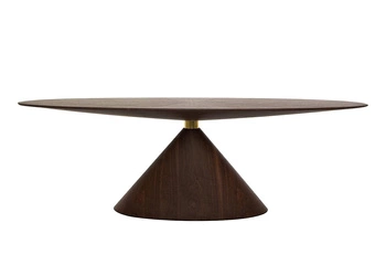 Stół UFO orzech / naturalny fornir (KH1501100291) - King Home