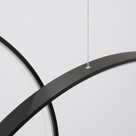 Lampa wisząca RIO 3 55/78/110 czarna LED 3000K (TH.540) - Thoro Lighting