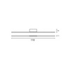 Kinkiet Listwa Led 112 chrom (67876) Ramko