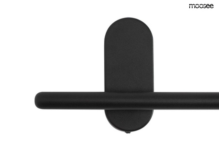 Lampa ścienna TOBIA czarna (MSE010100350) - Moosee