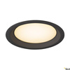 DOWNLIGHT V 200, lekko wpuszczana osłona czarna (1007487) - SLV