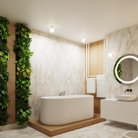 Kinkiet HALO biały IP44 (SL.1707) - Sollux Lighting