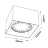 Plafon Cage out 0-1 - Czarny (85 mm)   (1267) - Brosline