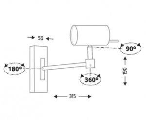 Reflektor FUSSA (czarny) (2209) - Shilo