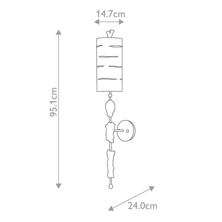 Kinkiet Fragment (FB-FRAGMENT-G1) - Elstead Lighting
