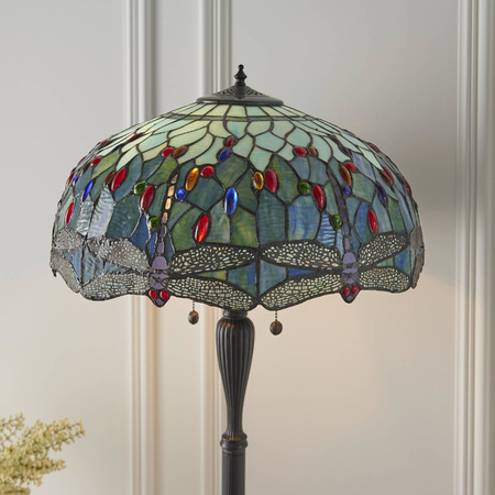 Lampa Podłogowa Dragonfly blue (64069) Tiffany
