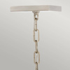 Lampa wisząca/ Półplafon Stinson - 4 źródła światła - Czarna/ Polerowany nikiel (QN-STINSON-4P-M-BK) - Quintiesse