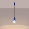 Lampa wisząca ESTRIA 1 biała/ultramaryna (SL.1874) - Sollux Lighting