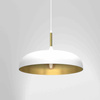 Lampa wisząca LINCOLN WHITE/GOLD 1xE27 45cm (MLP7899) - Milagro