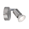 Spotlight Carolina max. 1x10W GU10 Nikiel Mat 230V Metal (PL66743) - PAULMANN