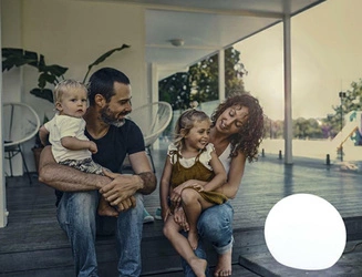 NEW GARDEN lampa ogrodowa BULY 20 CABLE biała (LUMBL020OFNW) - New Garden