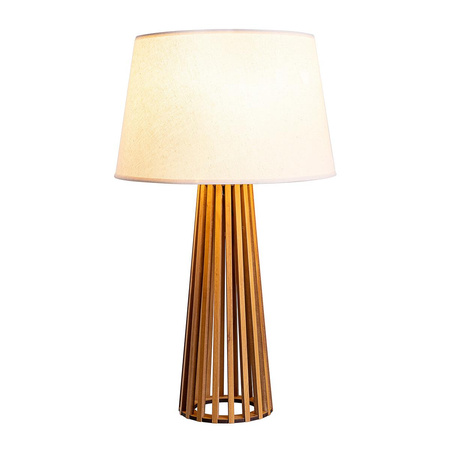 Lampa stołowa Slatted (QN-SLATTED-TL-TEAK) - Quintiesse