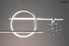 Lampa wisząca STARS biała (MSE010100343) - Moosee