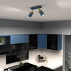 Lampa sufitowa JOKER NAVY BLUE/GOLD 2xGU10 (MLP7723) - Milagro