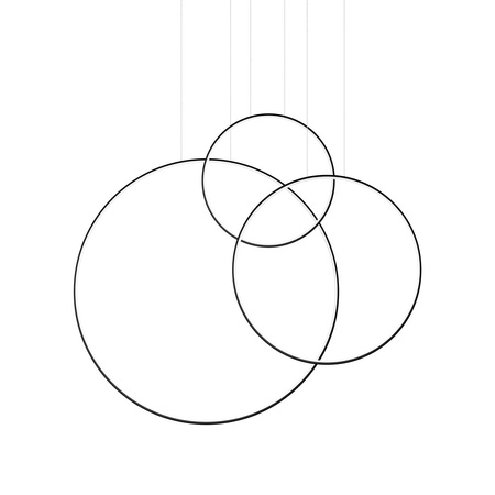 Lampa wisząca RIO 3 55/78/110 czarna LED 4000K (TH.541) - Thoro Lighting